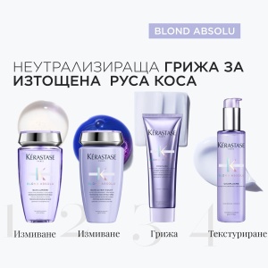 Blond Absolu - комбинация 3 - бъндъл от продукти за изсветлена коса - Img 2