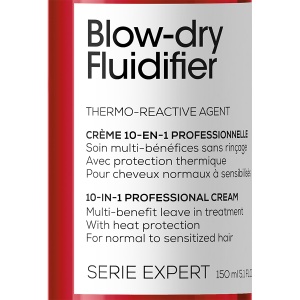 L'Oréal Blow-dry Fluidifier Shape Memory Cream - крем за коса - Img 3