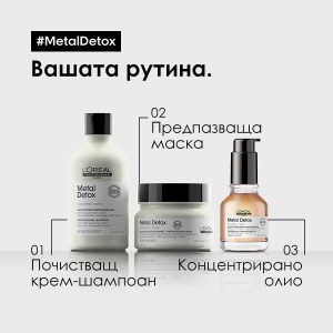 L'Oréal Metal Detox Anti-Deposit Protector Concentrated Oil - олио за коса - Img 8