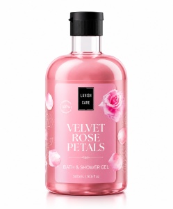 Lavish Care Душ гел с аромат на роза