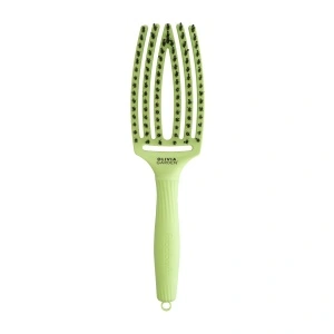 Olivia Garden FINGER BRUSH - професионална четка за коса - светлозелено