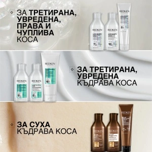 Acidic Bonding Curls Leave in Възстановяваща грижа без изплакване за третирани, увредени къдрави коси - Img 7