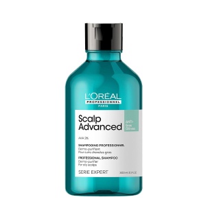 L'Oréal Scalp Advanced Anti-Oiliness Dermo-Purifier Shampoo - шампоан, подходящ за скалп, склонен към омазняване - Img 1
