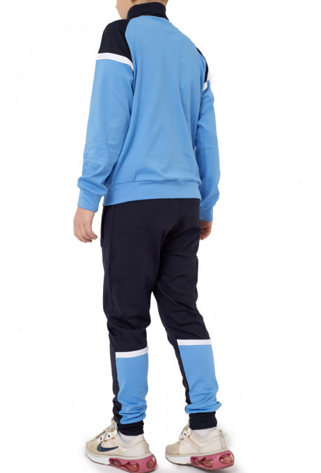 Trening de copii slim fit albastru bleumarin R22 - Img 3