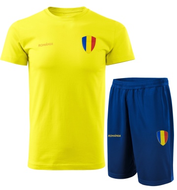Echipament Romania barbati galben albastru TM184 - Img 2