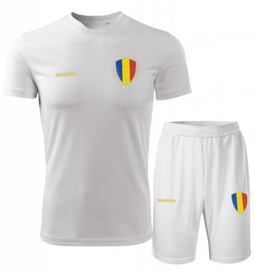 Echipament Romania alb TM179 - Img 2