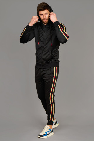 Trening barbat cu gluga slim fit T40