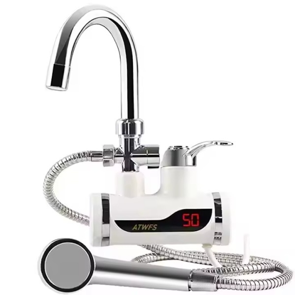Robinet electric instant cu Dus, Display LCD, putere 3000 W si montare pe perete