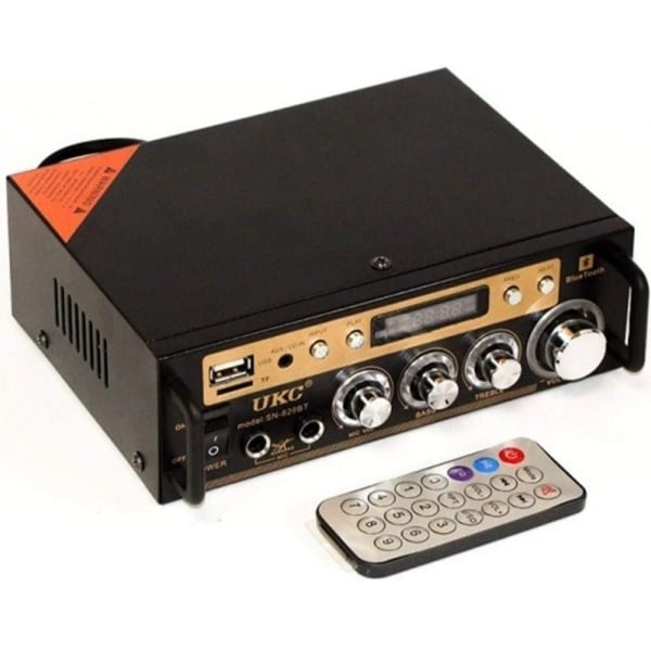 Amplificator audio cu Bluetooth si slot pentru USB, MicroSD,putere 2 x 40 W RMS
