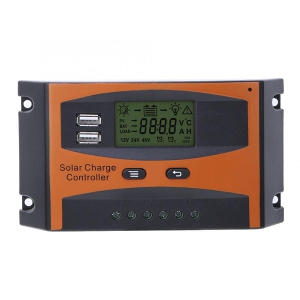 Controller panou solar de incarcare 30A, PWM 12 V / 24 V pentru panou fotovoltaic