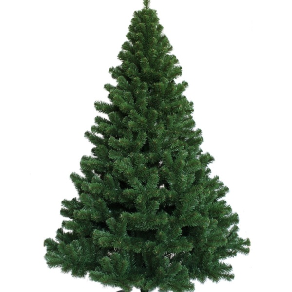 Brad de Craciun artificial cu aspect natural, inaltime 180 cm verde, suport inclus