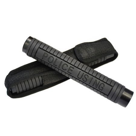 Baston telescopic pentru autoaparare cu 3 segmente model Police