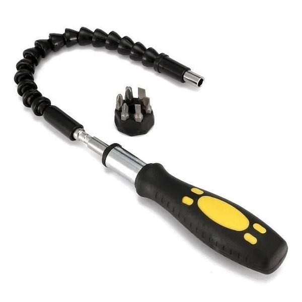 Extensor universal flexibil pentru bormasini cu cap magnetic,Snake Bit