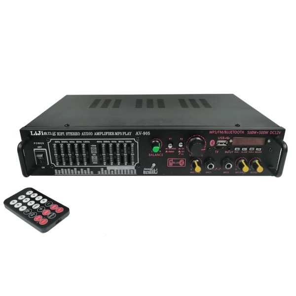 Amplificator audio cu Bluetooth de tip Statie HiFi Stereo 2x60 W