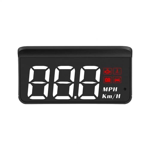 Ecran Head Up Display pentru parbriz cu afisare kilometraj, conectare la mufa OBDII
