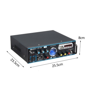 Amplificator audio profesional cu Bluetooth MP3 Player si Radio FM TeLi BT-266 - Img 6