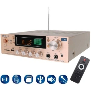 Amplificator audio stereo BT-1388C cu Bluetooth de putere 50W x 2 - Img 4