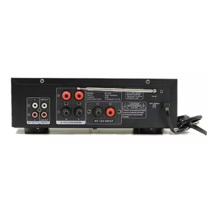 Amplificator Bluetooth digital tip Statie GLS-17,putere 2x60W cu functie Karaoke - Img 2