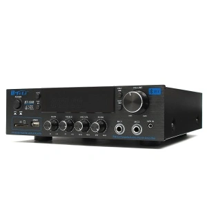 Amplificator profesional stereo BT-1388, 50W x 2 cu Bluetooth si telecomanda