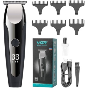 Aparat de tuns profesional VGR V-059 cu acumulator si afisaj LED - Img 1