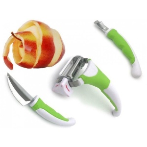Aparat pentru decojit multifunctional,3 in 1 Livington Triple Slicer - Img 4