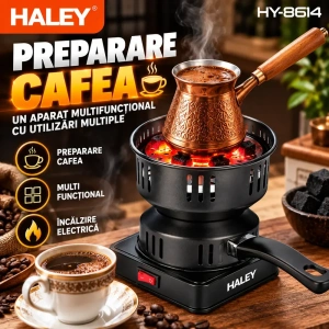 Aprinzator electric pentru carbuni HALEY HY-8614 cu maner si cablu - Img 5