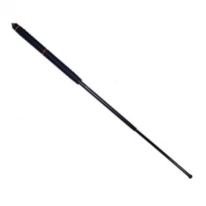 Baston telescopic autoaparare profesional cu 3 segmente si maner cauciucat, 101 cm - Img 5