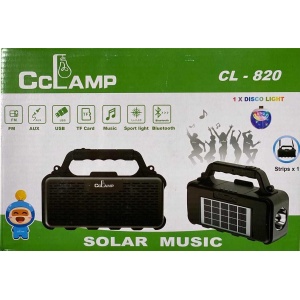 Boxa portabila cu panou solar CCLamp CL-820, cu Bluetooth, USB, si radio FM - Img 6