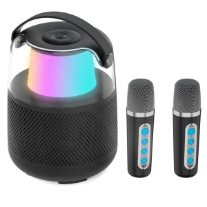 Boxa portabila pentru Karaoke T-908 cu 2 microfoane fara fir - Img 1
