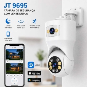 Camera de supraveghere Jortan JT-9695 cu doua obiective si WiFi - Img 3