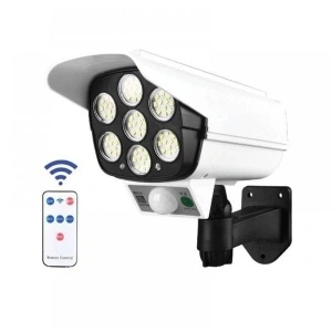 Camera falsa cu panou solar si senzor de miscare, 77 Led-uri SMD - Img 2