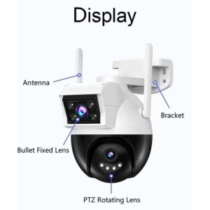 Camera supraveghere Jortan JT-8290 duala Wi-Fi pentru interior si exterior - Img 5