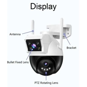 Camera supraveghere Jortan JT-8290 duala Wi-Fi pentru interior si exterior - Img 5