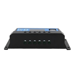Controler pentru panou solar 10A cu 12V/24V, display LCD si 2 porturi USB - Img 4