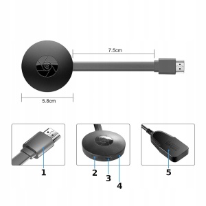 Convertor Chromecast Streaming Media Player HDMI wifi, Andoid, IOS, Windows - Img 4