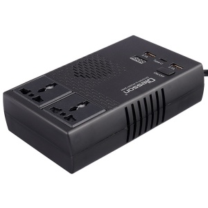 Invertor auto Olesson convertizor 12-24V la 220V AC cu Display, putere 200 W - Img 5
