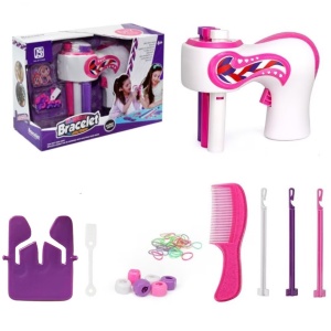 Joc interactiv fetite cu set de impletit parul codite si accesorii - Img 1