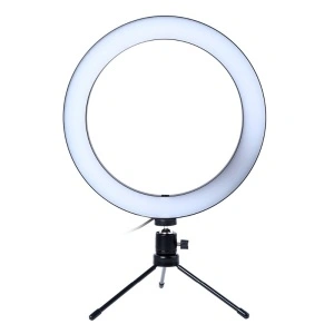 Lampa circulara de masa Ring Fill Light cu 3 tipuri iluminare si reglare intensitate