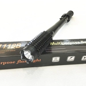 Lanterna cu Led tip baston si electrosoc din aluminiu Police HY-1118B - Img 4