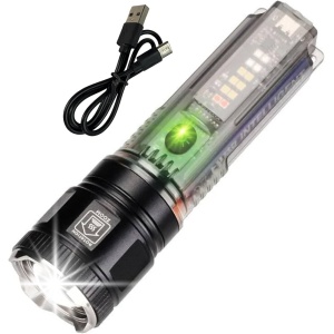 Lanterna profesionala de mana Transparenta cu Led P70+6 Smd - Img 3