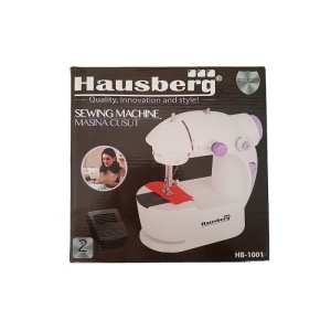 Masina de cusut cu 2 viteze Hausberg,portabila si acumulator inclus - Img 2