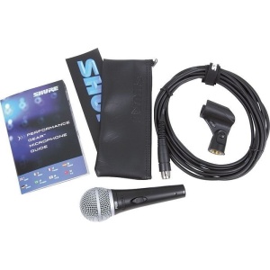 Microfon profesional cu fir dinamic cardioid Shure PG58 - Img 2