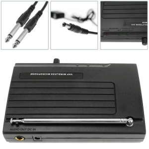 Microfon Wireless Lavaliera casca Profesional VHF Shure SH-200 - Img 4
