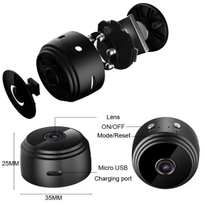 Mini camera de supraveghere A9 wireless WiFi cu rezolutie HD 1080p - Img 5