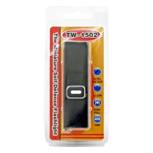 Mini electrosoc tip breloc TW-1502 in forma de Usb Stick cu lanterna - Img 7