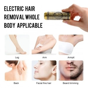 Mini trimmer facial reincarcabil prin cablu USB, HW-T8 kezu razor - Img 5