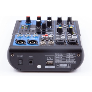 Mixer audio pasiv profesional WVNGR K-6 cu 4 canale si DSP 99 multi effect - Img 2
