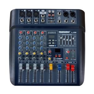 Mixer audio profesional fara amplificare Temeisheng L-05 cu USB si egalizator - Img 4
