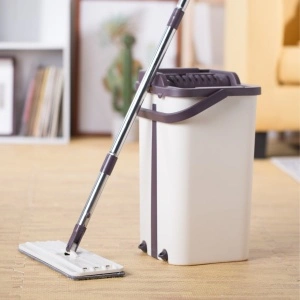 Mop profesional cu doua cuve de spalare si uscare + 2 rezerve cadou - Img 2