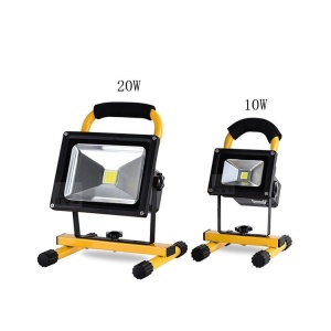 Proiector LED COB portabil 10W cu incarcare auto 12V sau priza 220W - Img 4